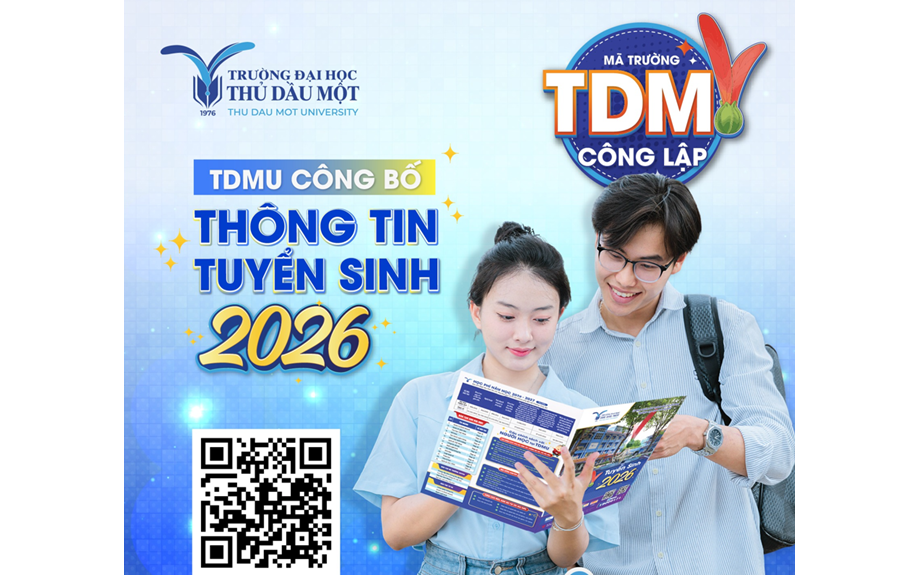 Trường Đại học Thủ Dầu Một công bố phương án tuyển sinh đại học chính quy năm 2026